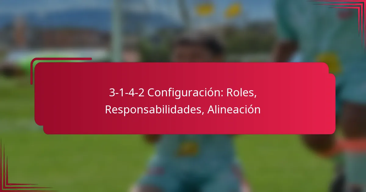 You are currently viewing 3-1-4-2 Configuración: Roles, Responsabilidades, Alineación