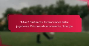 Read more about the article 3-1-4-2 Dinámicas: Interacciones entre jugadores, Patrones de movimiento, Sinergia