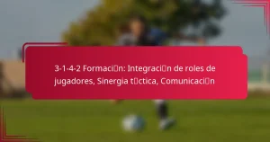 Read more about the article 3-1-4-2 Formación: Integración de roles de jugadores, Sinergia táctica, Comunicación