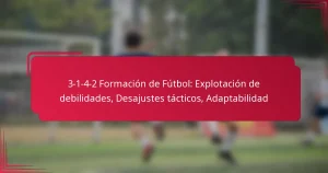Read more about the article 3-1-4-2 Formación de Fútbol: Explotación de debilidades, Desajustes tácticos, Adaptabilidad
