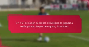 Read more about the article 3-1-4-2 Formación de Fútbol: Estrategias de jugadas a balón parado, Saques de esquina, Tiros libres