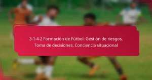 Read more about the article 3-1-4-2 Formación de Fútbol: Gestión de riesgos, Toma de decisiones, Conciencia situacional