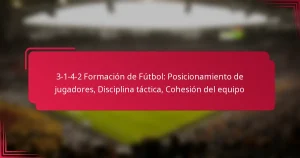 Read more about the article 3-1-4-2 Formación de Fútbol: Posicionamiento de jugadores, Disciplina táctica, Cohesión del equipo