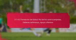 Read more about the article 3-1-4-2 Formación de fútbol: Rol de los centrocampistas, Deberes defensivos, Apoyo ofensivo