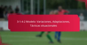 Read more about the article 3-1-4-2 Modelo: Variaciones, Adaptaciones, Tácticas situacionales