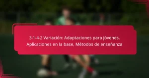 Read more about the article 3-1-4-2 Variación: Adaptaciones para jóvenes, Aplicaciones en la base, Métodos de enseñanza