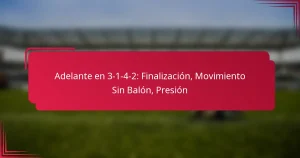 Read more about the article Adelante en 3-1-4-2: Finalización, Movimiento Sin Balón, Presión