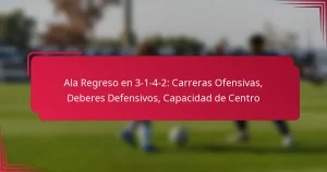 Read more about the article Ala Regreso en 3-1-4-2: Carreras Ofensivas, Deberes Defensivos, Capacidad de Centro