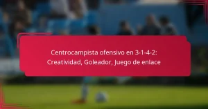 Read more about the article Centrocampista ofensivo en 3-1-4-2: Creatividad, Goleador, Juego de enlace