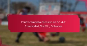 Read more about the article Centrocampista Ofensivo en 3-1-4-2: Creatividad, Visión, Goleador
