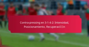 Read more about the article Contra-pressing en 3-1-4-2: Intensidad, Posicionamiento, Recuperación