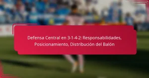 Read more about the article Defensa Central en 3-1-4-2: Responsabilidades, Posicionamiento, Distribución del Balón