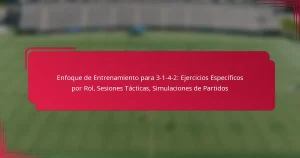 Read more about the article Enfoque de Entrenamiento para 3-1-4-2: Ejercicios Específicos por Rol, Sesiones Tácticas, Simulaciones de Partidos