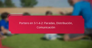 Read more about the article Portero en 3-1-4-2: Paradas, Distribución, Comunicación